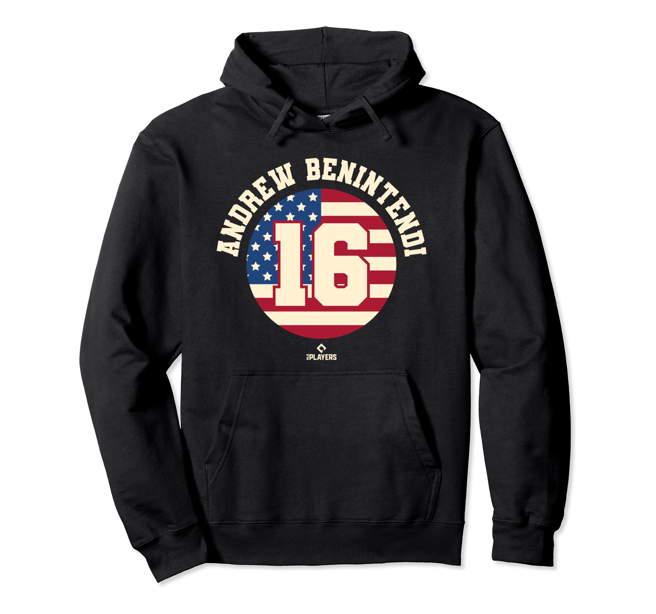 Andrew Benintendi American Flag Patriotic Hoodie - Custom Art Print Unisex - T-Shirt, Sweatshirt, Hoodie