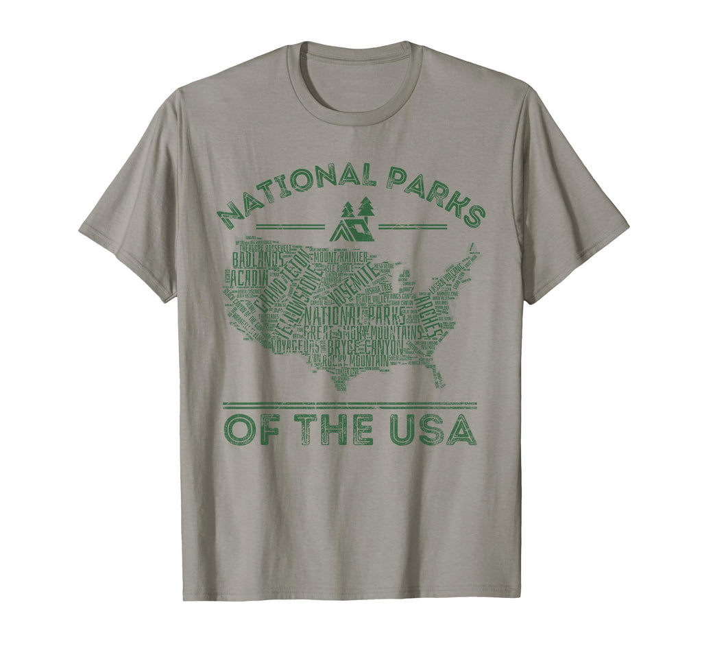 National Parks Travel Usa Outdoor Sweatshirt - Fun Novelty Design Unisex - T-Shirt, Sweatshirt, Hoodie