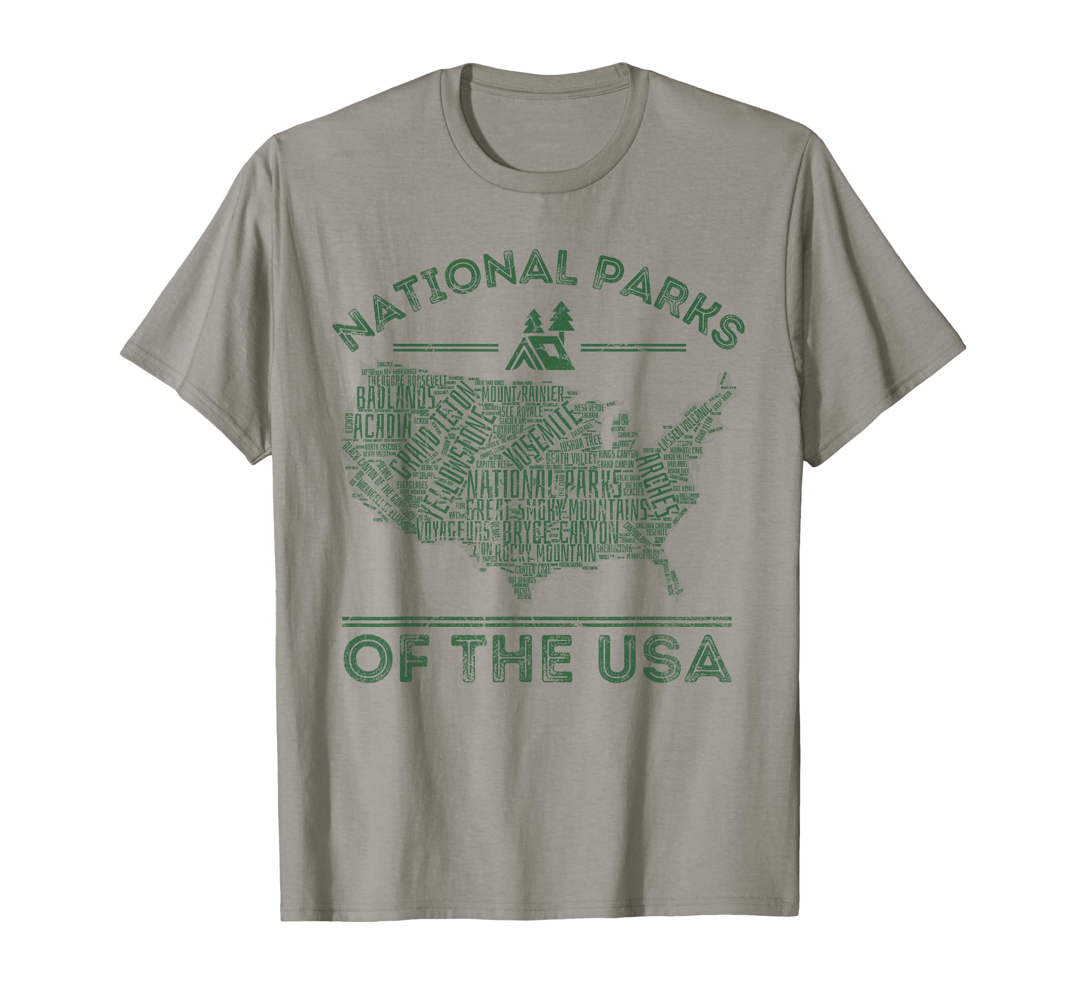 National Parks Travel Usa Outdoor Sweatshirt - Fun Novelty Design Unisex - T-Shirt, Sweatshirt, Hoodie
