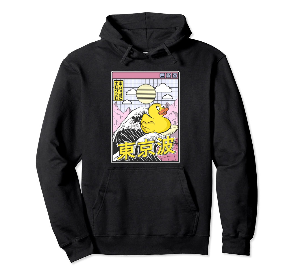 New Japanese Aesthetic Tokyo Waves Hoodie - Trendy Graphic Men Women - T-Shirt, Sweatshirt, Hoodie