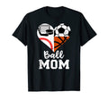 Ball Mom Funny Soccer Baseball T-Shirt - Fun Novelty Design Men Women - T-Shirt, Sweatshirt, Hoodie