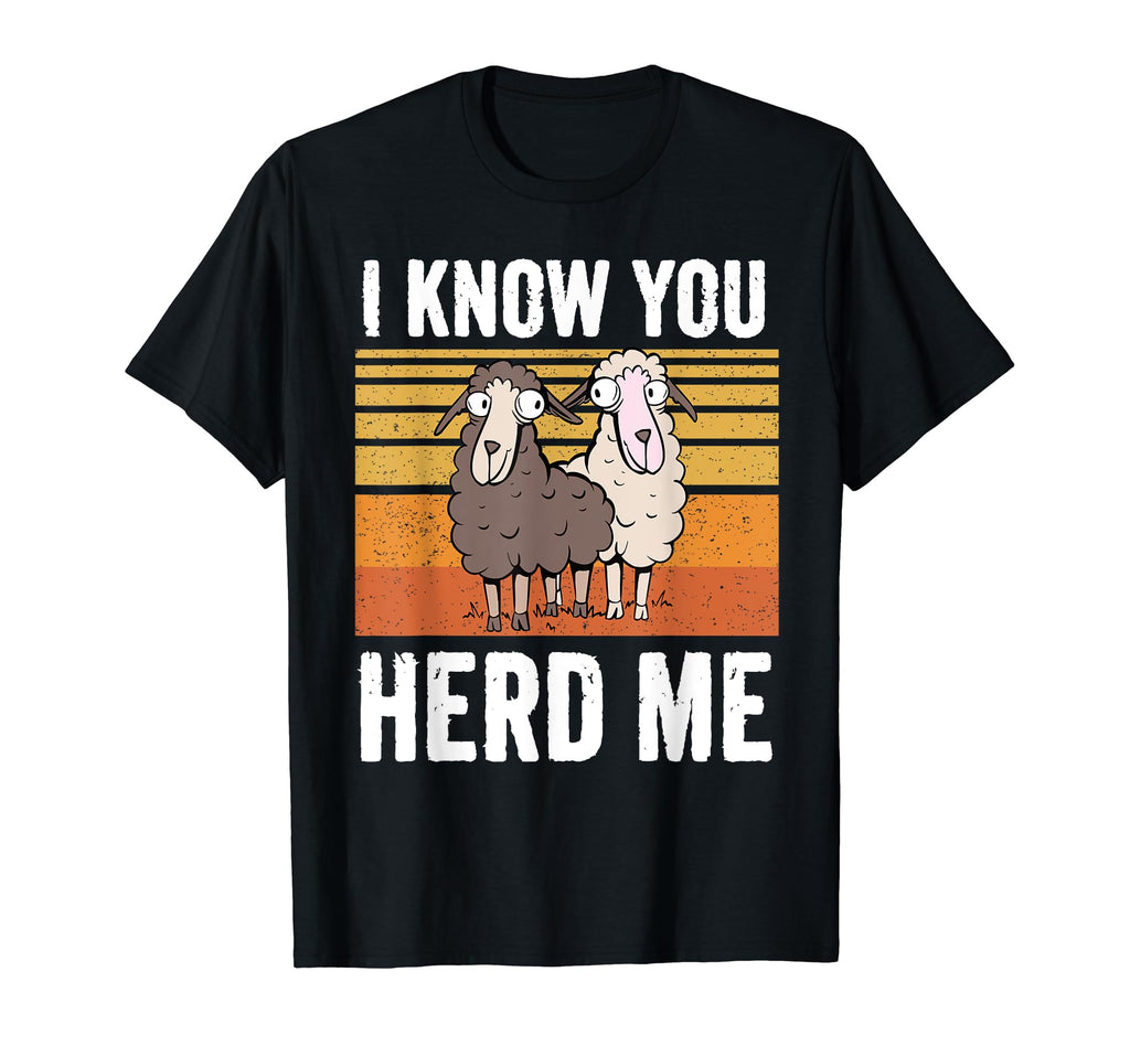 I Know You Herd Me Funny Sheep Sunset T-Shirt - Trendy Graphic for Adults - T-Shirt, Sweatshirt, Hoodie