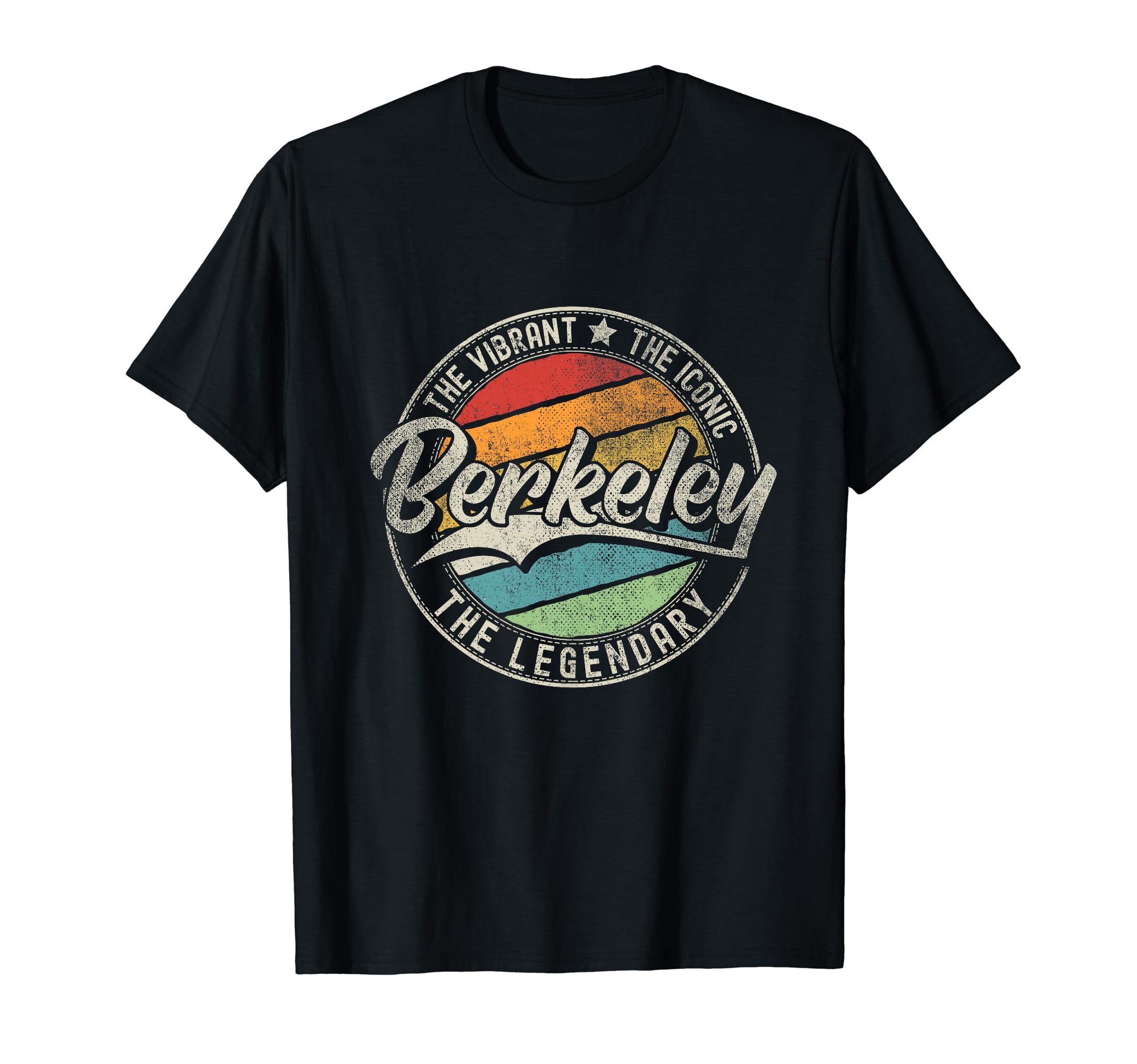 Berkeley Ca California Distressed T-Shirt - Trendy Graphic Men Women - T-Shirt, Sweatshirt, Hoodie