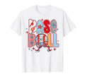 Baseball Mom Coquette Game Day Tis T-Shirt - Streetwear Style for Adults - T-Shirt, Sweatshirt, Hoodie