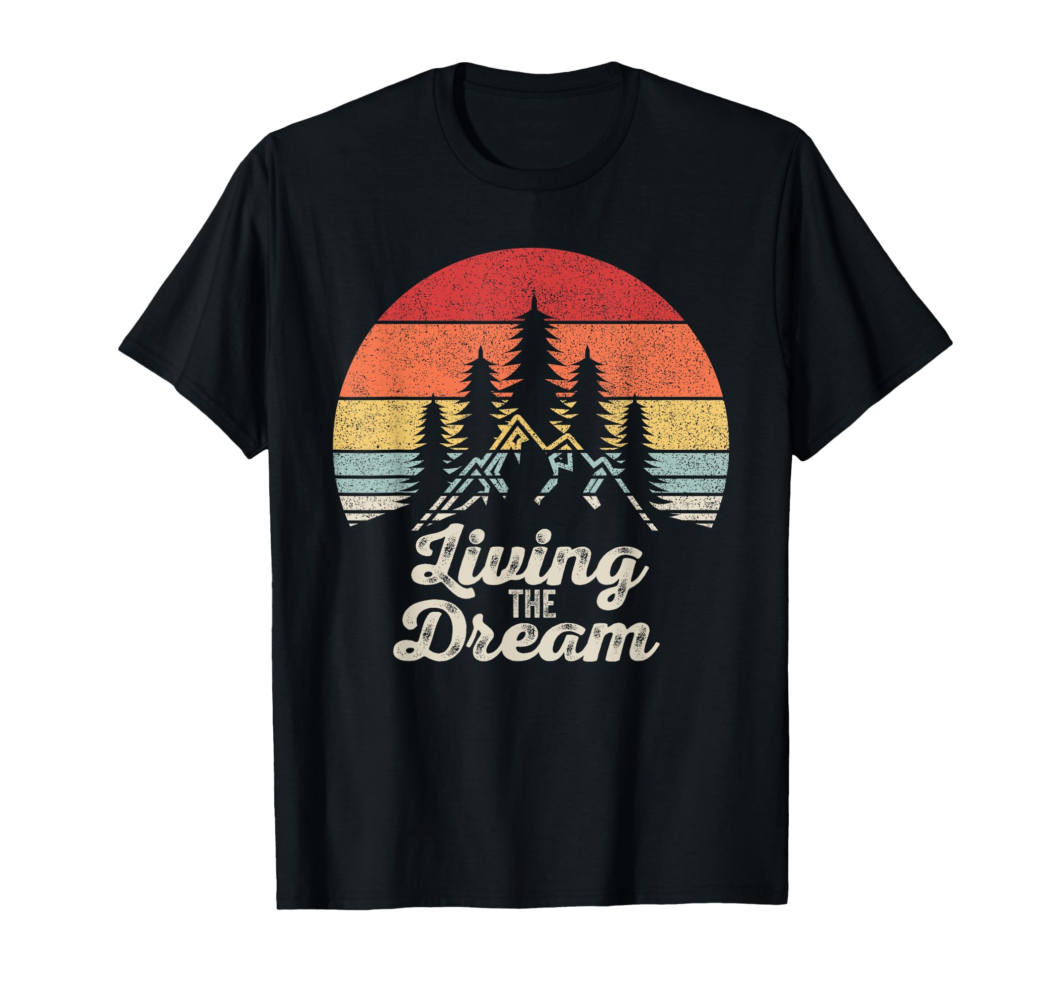 Livin Dream Inspirational T-Shirt - Trendy Graphic Unisex - T-Shirt, Sweatshirt, Hoodie