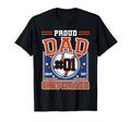 Proud Dad Baseball Player Number 1 T-Shirt - Aesthetic Graphic Men Women - T-Shirt, Sweatshirt, Hoodie