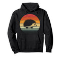 Sunset Hedgehog Hoodie - Unique Graphic Unisex - T-Shirt, Sweatshirt, Hoodie