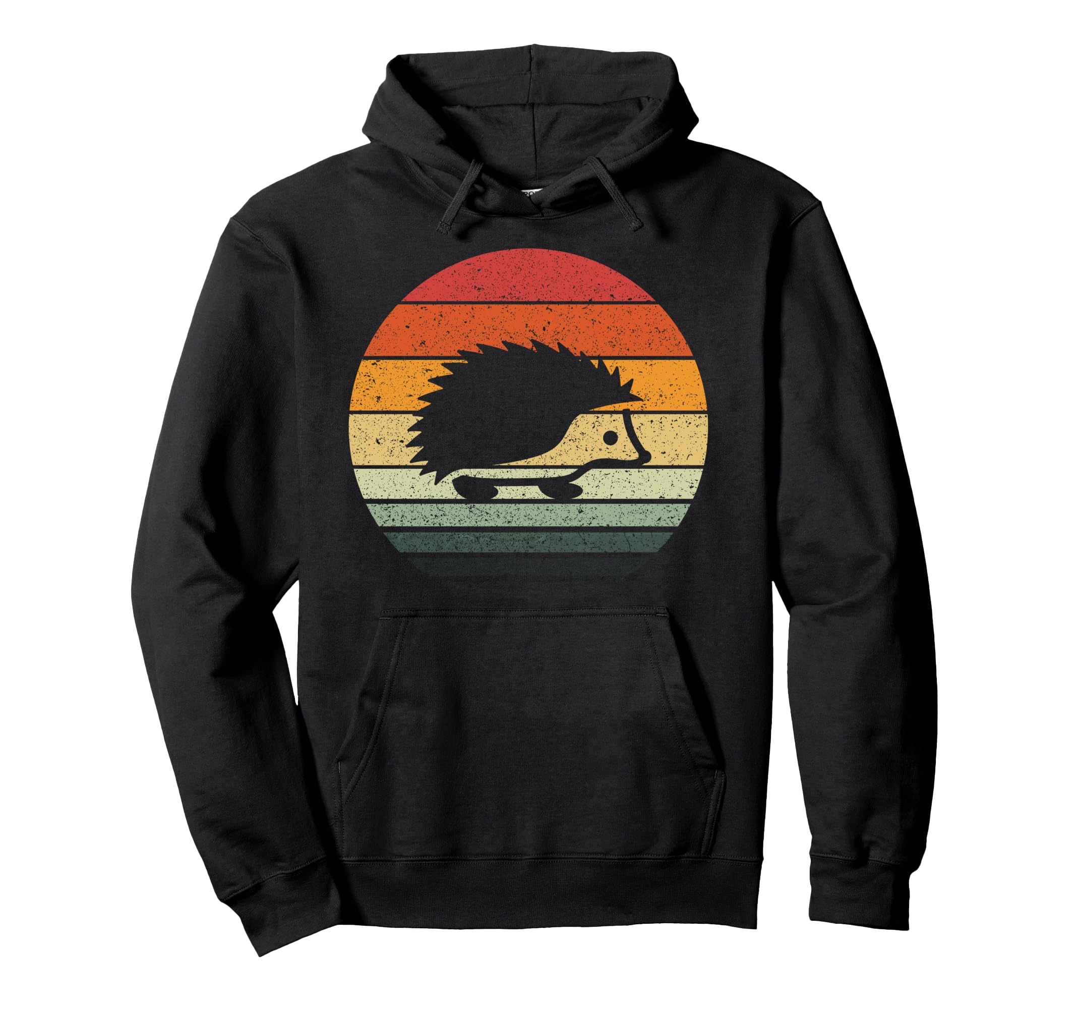 Sunset Hedgehog Hoodie - Unique Graphic Unisex - T-Shirt, Sweatshirt, Hoodie