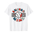 Baseball Mama Checkered Baseball Sports T-Shirt - Unique Graphic Men Women - T-Shirt, Sweatshirt, Hoodie