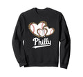 Leopard Baseball Heart Baseball Mom Sweatshirt - Custom Art Print Unisex - T-Shirt, Sweatshirt, Hoodie
