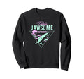 Shark Week Totally Jawsome Neon Sweatshirt - Graphic Print for Adults - T-Shirt, Sweatshirt, Hoodie
