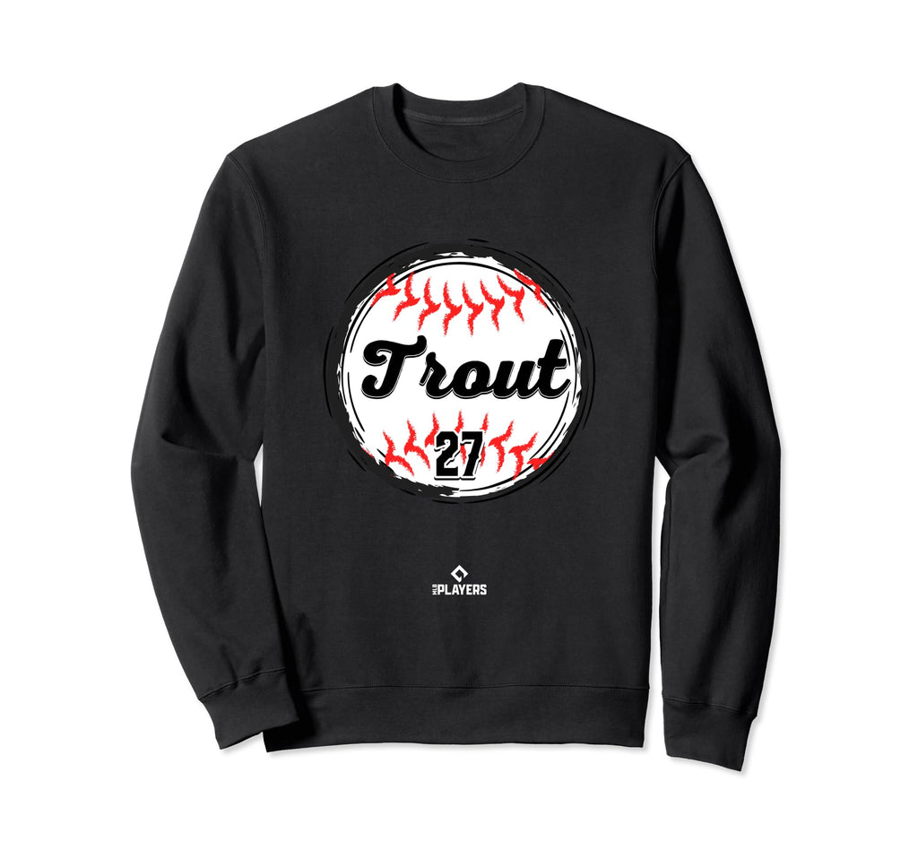 Mike Trout Baseball Mlbpa Los Sweatshirt - Graphic Print for Adults - T-Shirt, Sweatshirt, Hoodie