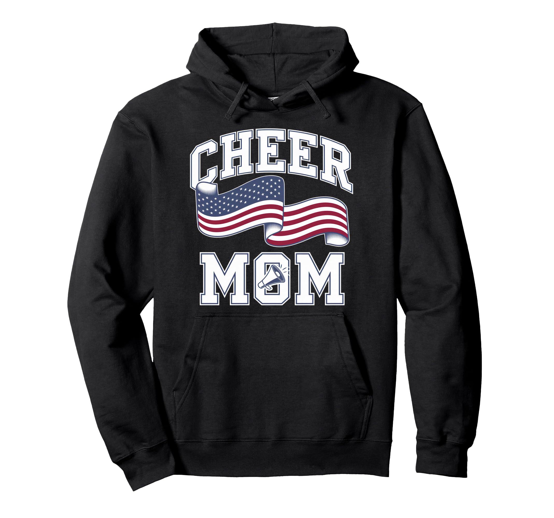 Cheer Mom Mother Bow Cheerleader Game Hoodie - Custom Art Print Men Women - T-Shirt, Sweatshirt, Hoodie