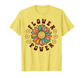 Flower Power Hippie 60S 70S Sunflower T-Shirt - Minimalist Print Men Women - T-Shirt, Sweatshirt, Hoodie