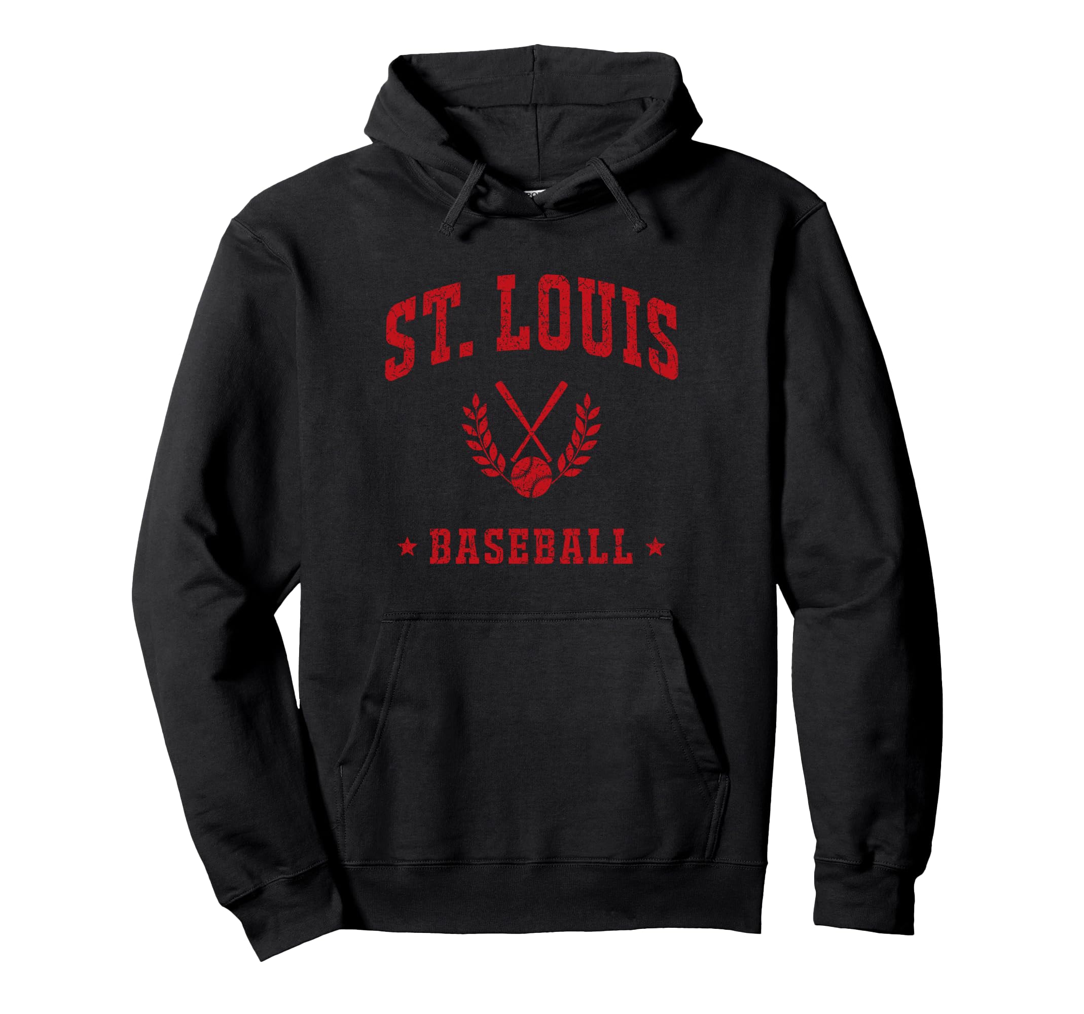 Saint Louis Baseball Gameday Baseball Hoodie - Graphic Print Men Women - T-Shirt, Sweatshirt, Hoodie