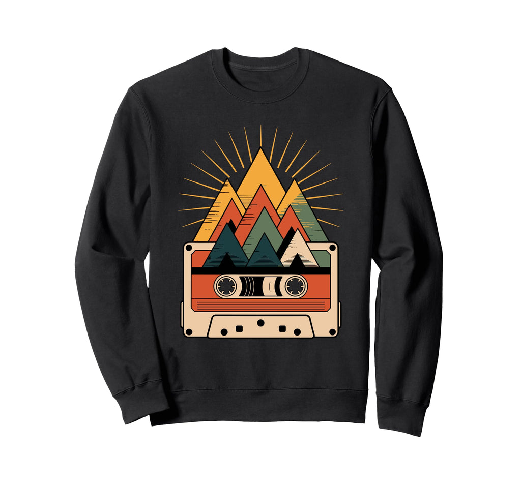 Abstract Art Mountain Sweatshirt - Casual Everyday Wear for Adults - T-Shirt, Sweatshirt, Hoodie