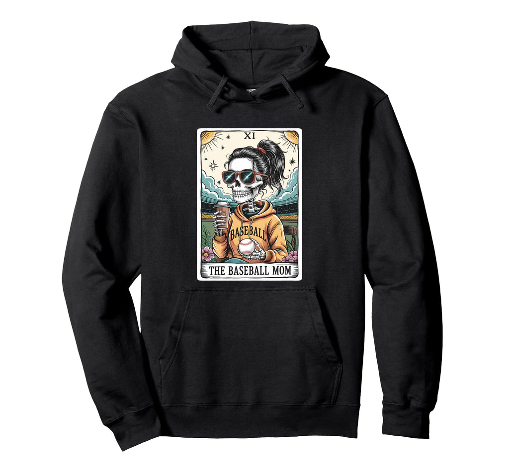 Funny Skeleton Tarot Card Halloween Hoodie - Custom Art Print Unisex - T-Shirt, Sweatshirt, Hoodie