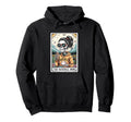 Funny Skeleton Tarot Card Halloween Hoodie - Custom Art Print Unisex - T-Shirt, Sweatshirt, Hoodie