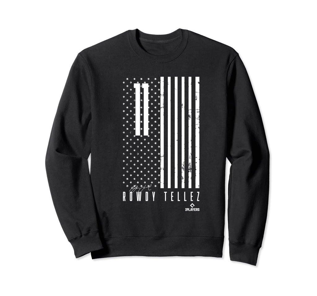 Rowdy Tellez American Flag Milwaukee Sweatshirt - Graphic Print Men Women - T-Shirt, Sweatshirt, Hoodie