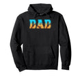 Baseball Dad Funny Fathers Day Ice Hoodie - Fun Novelty Design for Adults - T-Shirt, Sweatshirt, Hoodie