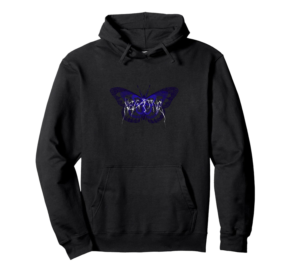 Butterfly Negative Y2K Grunge Aesthetic Hoodie - Custom Art Print Men Women - T-Shirt, Sweatshirt, Hoodie