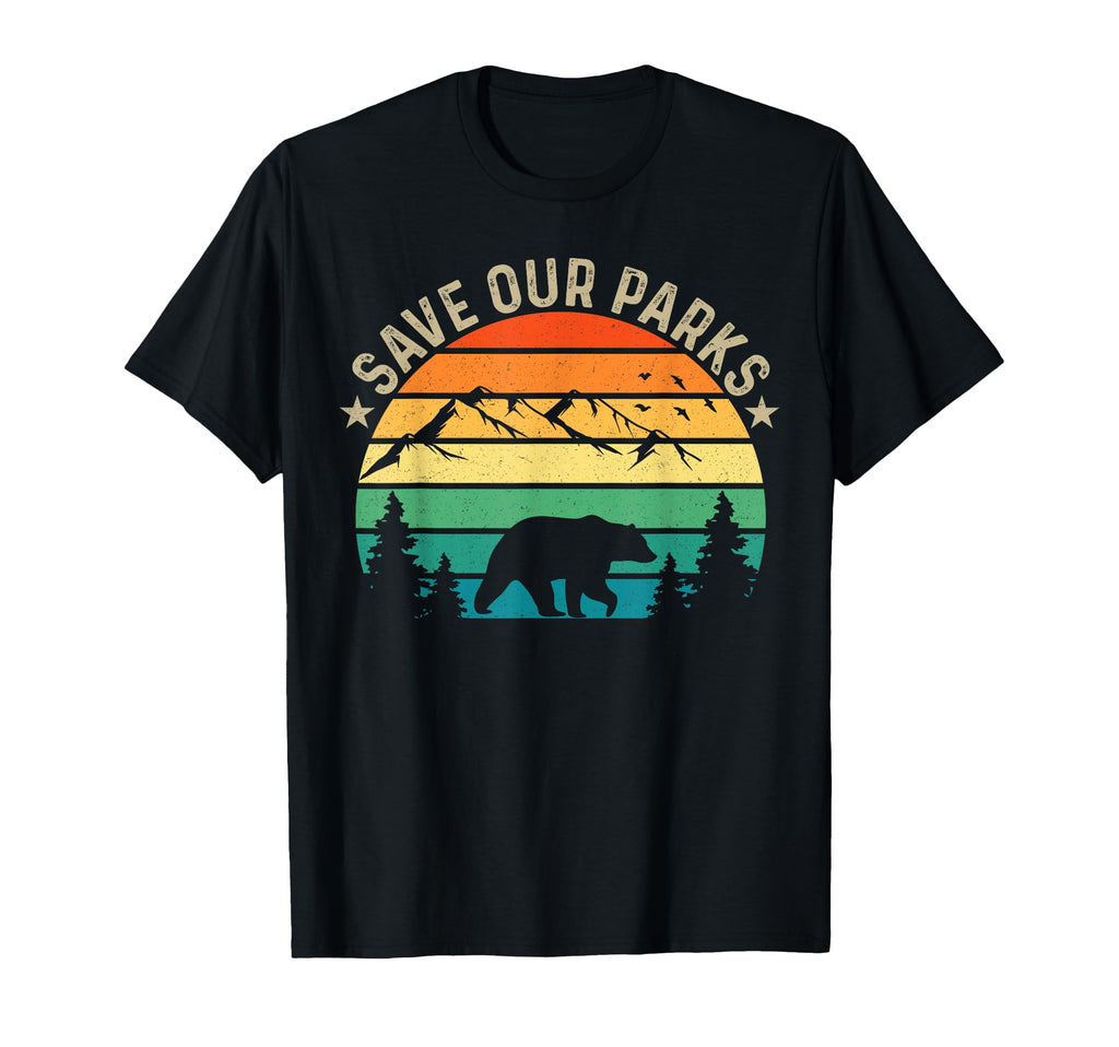 Save Our National Parks Hiking T-Shirt - Minimalist Print Unisex - T-Shirt, Sweatshirt, Hoodie