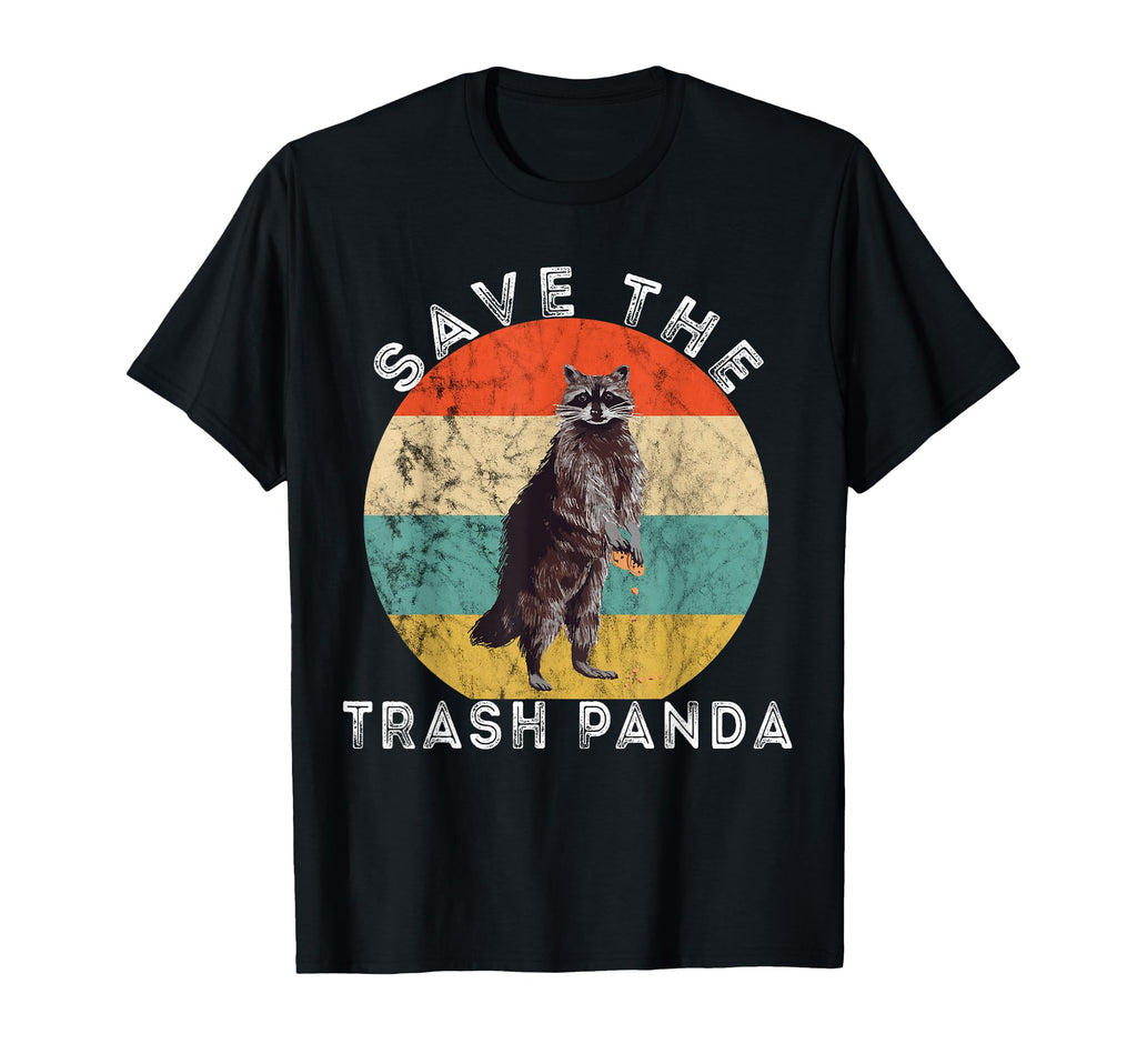 Save Trash Panda Raccoon Animal Sunset T-Shirt - Unique Graphic for Adults - T-Shirt, Sweatshirt, Hoodie