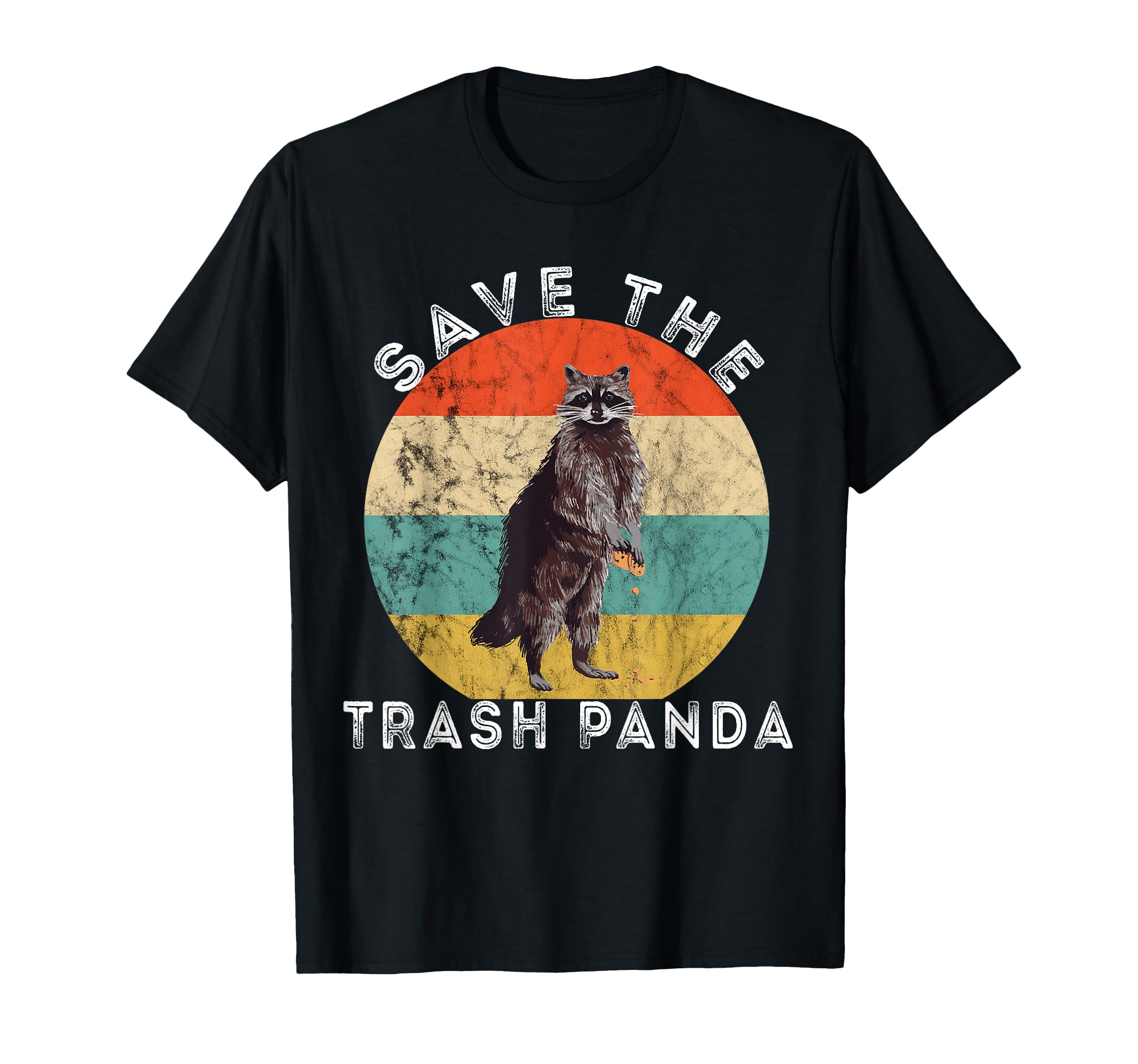 Save Trash Panda Raccoon Animal Sunset T-Shirt - Unique Graphic for Adults - T-Shirt, Sweatshirt, Hoodie