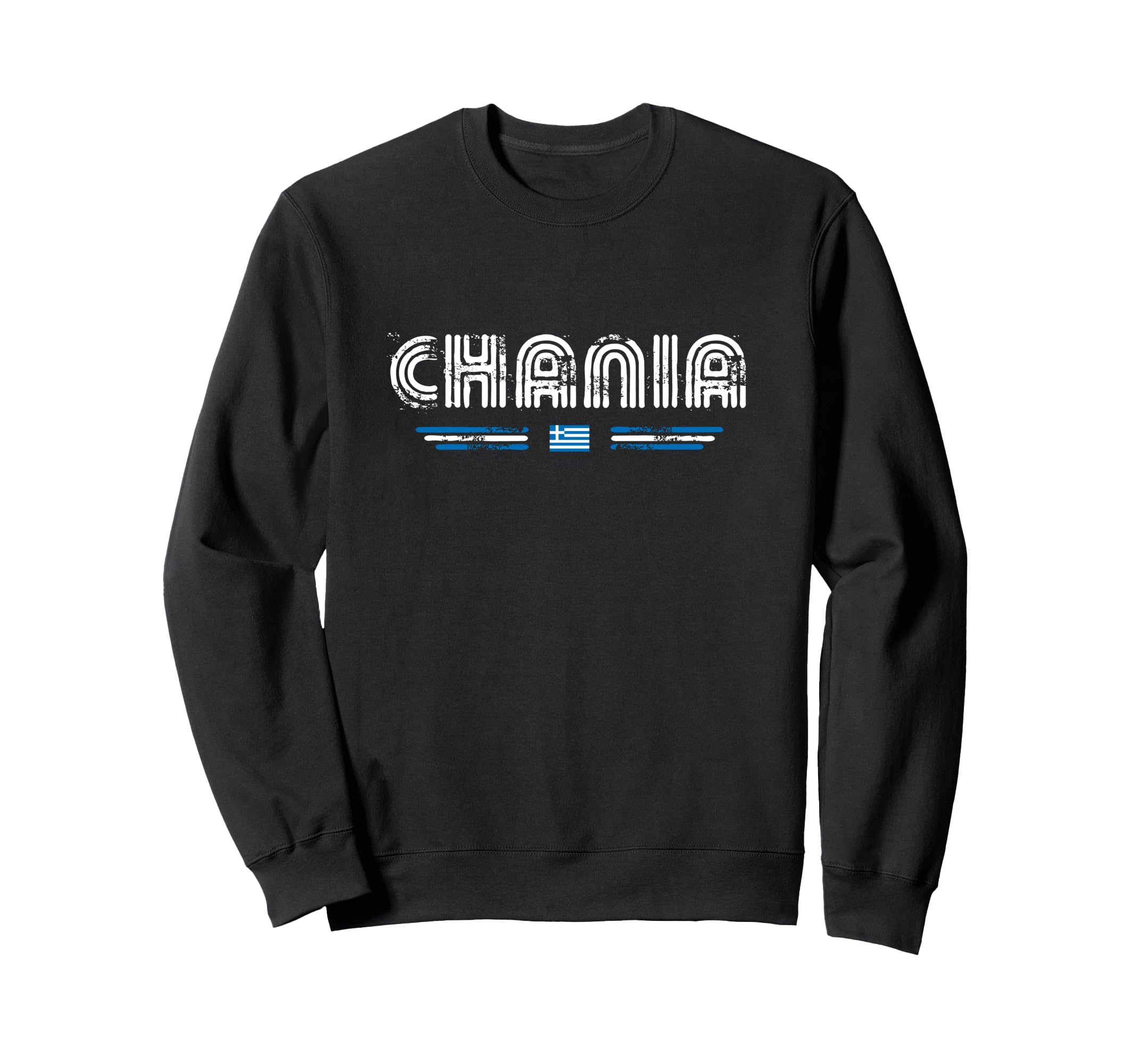 Chania Greece 70S 80S Type Sweatshirt - Custom Art Print for Adults - T-Shirt, Sweatshirt, Hoodie