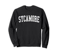 Sycamore Il Distressed White Sweatshirt - Fun Novelty Design Men Women - T-Shirt, Sweatshirt, Hoodie