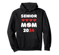 Senior Mom Class 2024 Baseball Mom Hoodie - Custom Art Print for Adults - T-Shirt, Sweatshirt, Hoodie