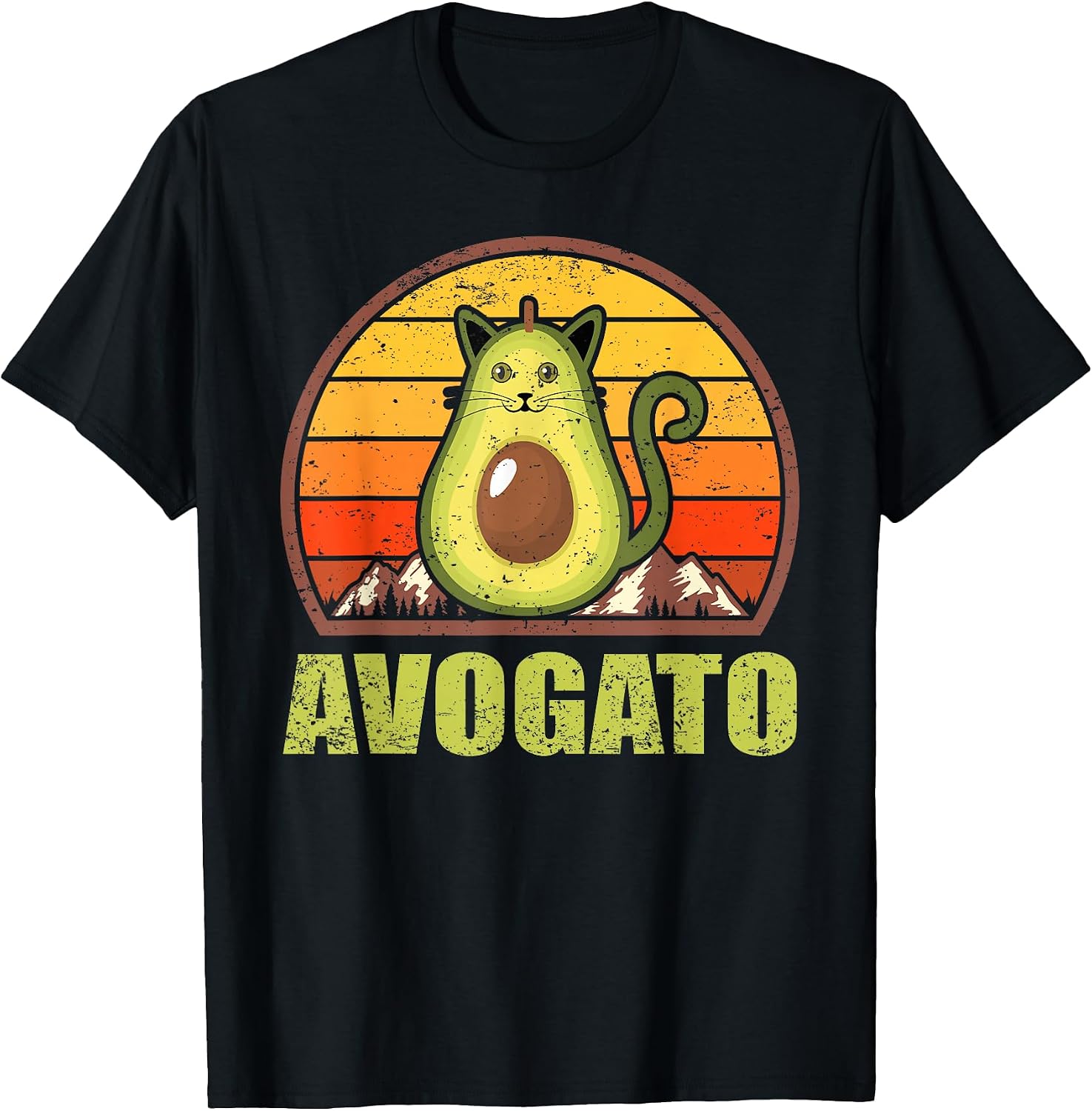 Vintage Retro Avogato Gifts - Adult & Kids T-Shirts, Sweatshirts & Hoodies apparel design preview 1