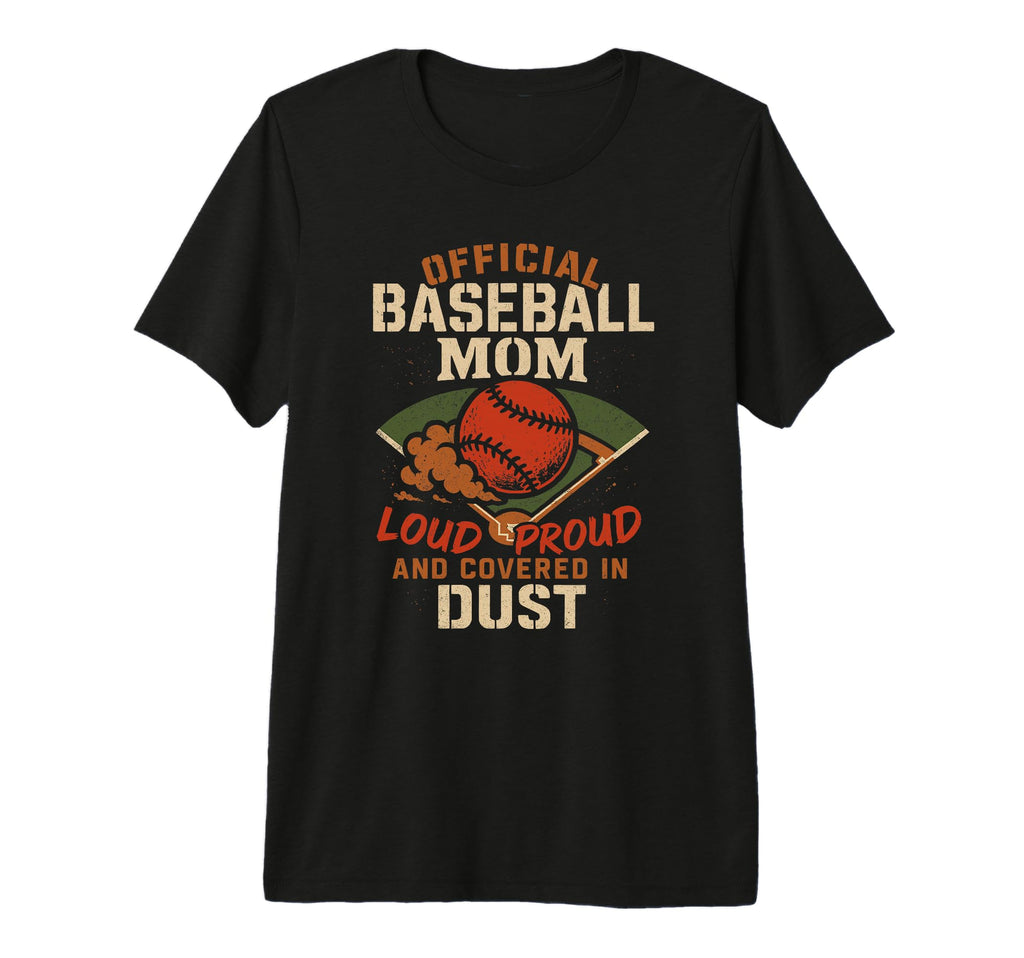 Baseball Mom Dugout Life Game Day T-Shirt - Trendy Graphic for Adults - T-Shirt, Sweatshirt, Hoodie