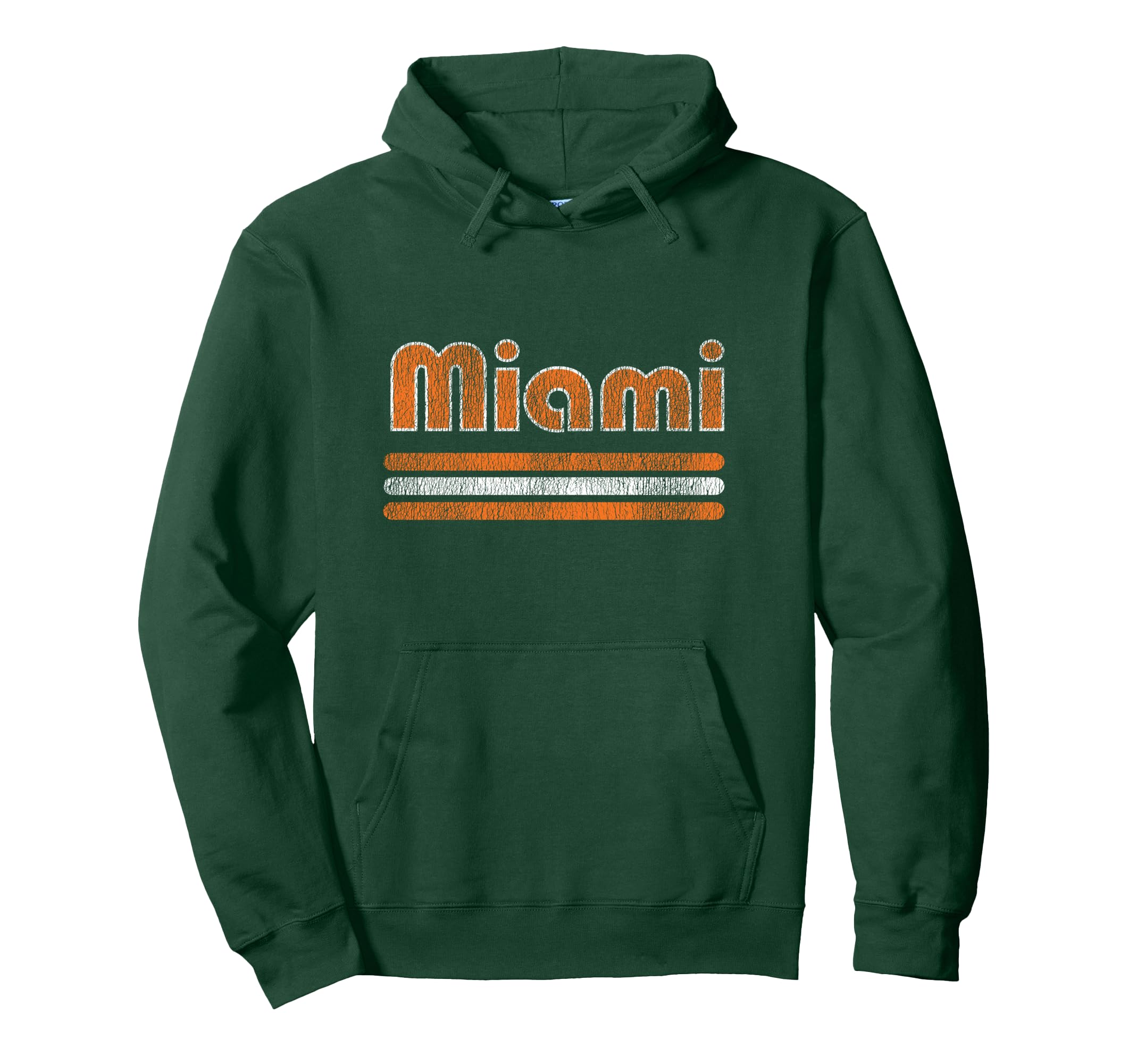 Miami Distressed Florida Locals Hoodie - Unique Graphic Unisex - T-Shirt, Sweatshirt, Hoodie