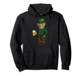 St Patricks Day Bear Y2K Lucky Hoodie - Aesthetic Graphic Men Women - T-Shirt, Sweatshirt, Hoodie