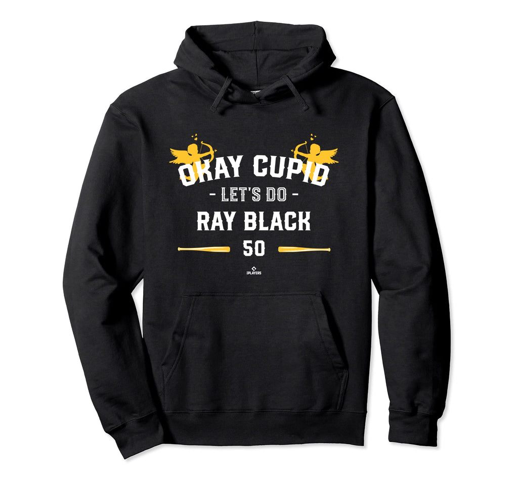 Cupid Lets Do Ray Black Valentines Day Hoodie - Minimalist Print Unisex - T-Shirt, Sweatshirt, Hoodie