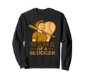 Mama Slugger Baseball Mom Sweatshirt - Aesthetic Graphic for Adults - T-Shirt, Sweatshirt, Hoodie