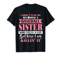 I Didnt Plan Becoming Baseball Sister T-Shirt - Minimalist Print Men Women - T-Shirt, Sweatshirt, Hoodie