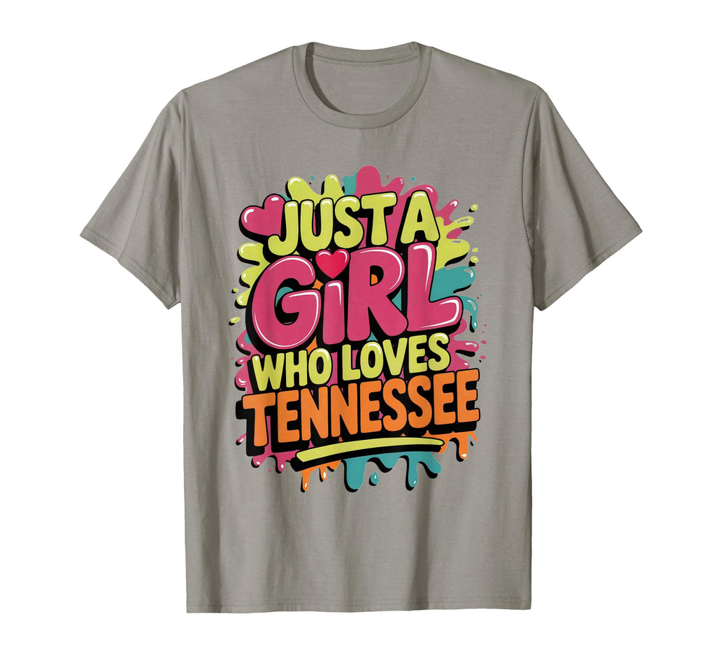 Just Who Loves Tennessee Womens T-Shirt - Casual Everyday Wear for Adults - T-Shirt, Sweatshirt, Hoodie