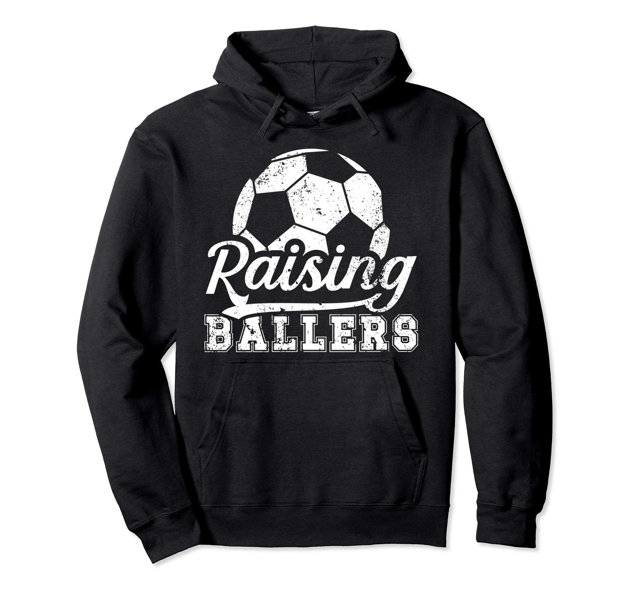 Raising Ballers Soccer Dad Soccer Player Dad Hoodie - Unique Graphic Unisex - T-Shirt, Sweatshirt, Hoodie