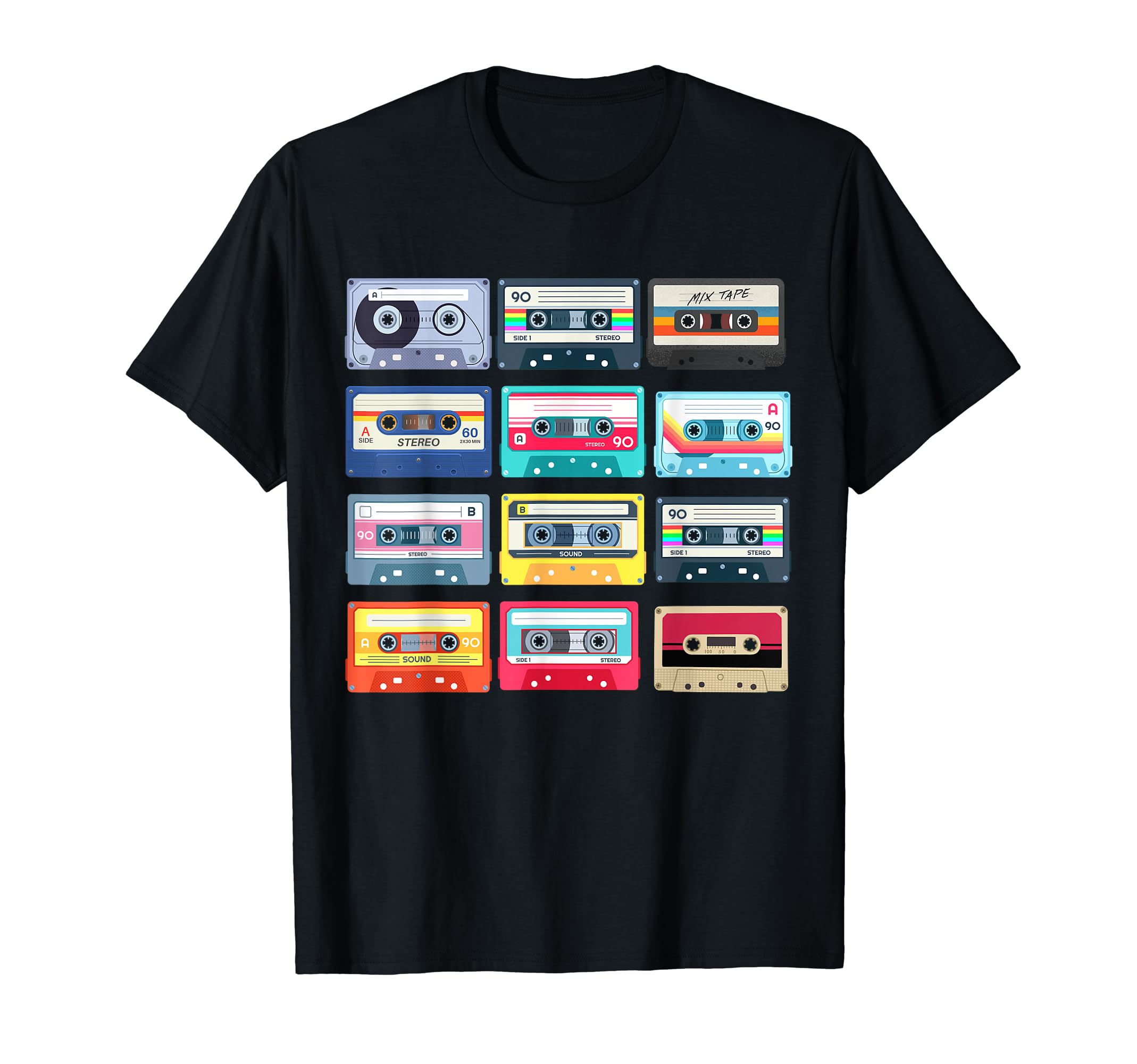 Cassette Tapes Collection 80S 90S T-Shirt - Minimalist Print Men Women - T-Shirt, Sweatshirt, Hoodie