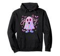 Pastel Spooky Ghost Aesthetic Hoodie - Trendy Graphic Unisex - T-Shirt, Sweatshirt, Hoodie
