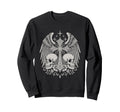 Y2K Grunge Aesthetic Alt Goth Skull Sweatshirt - Unique Graphic Men Women - T-Shirt, Sweatshirt, Hoodie