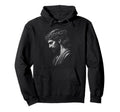 Jesus Face 90S Grunge Jesus Christ Hoodie - Minimalist Print for Adults - T-Shirt, Sweatshirt, Hoodie