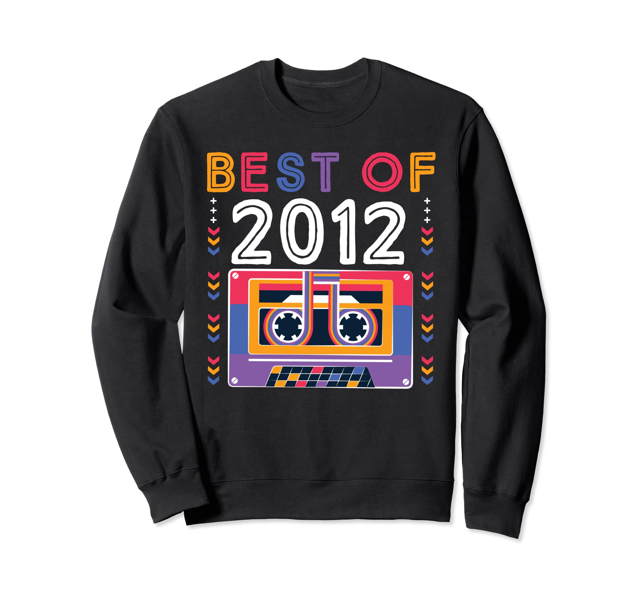 Best 2012 Cassette Tape 11 Years Sweatshirt - Custom Art Print Men Women - T-Shirt, Sweatshirt, Hoodie