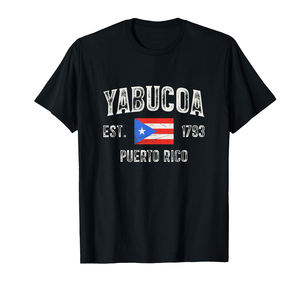 Yabucoa Puerto Rico 1793 Puerto Rico Flag T-Shirt - Minimalist Print Unisex - T-Shirt, Sweatshirt, Hoodie