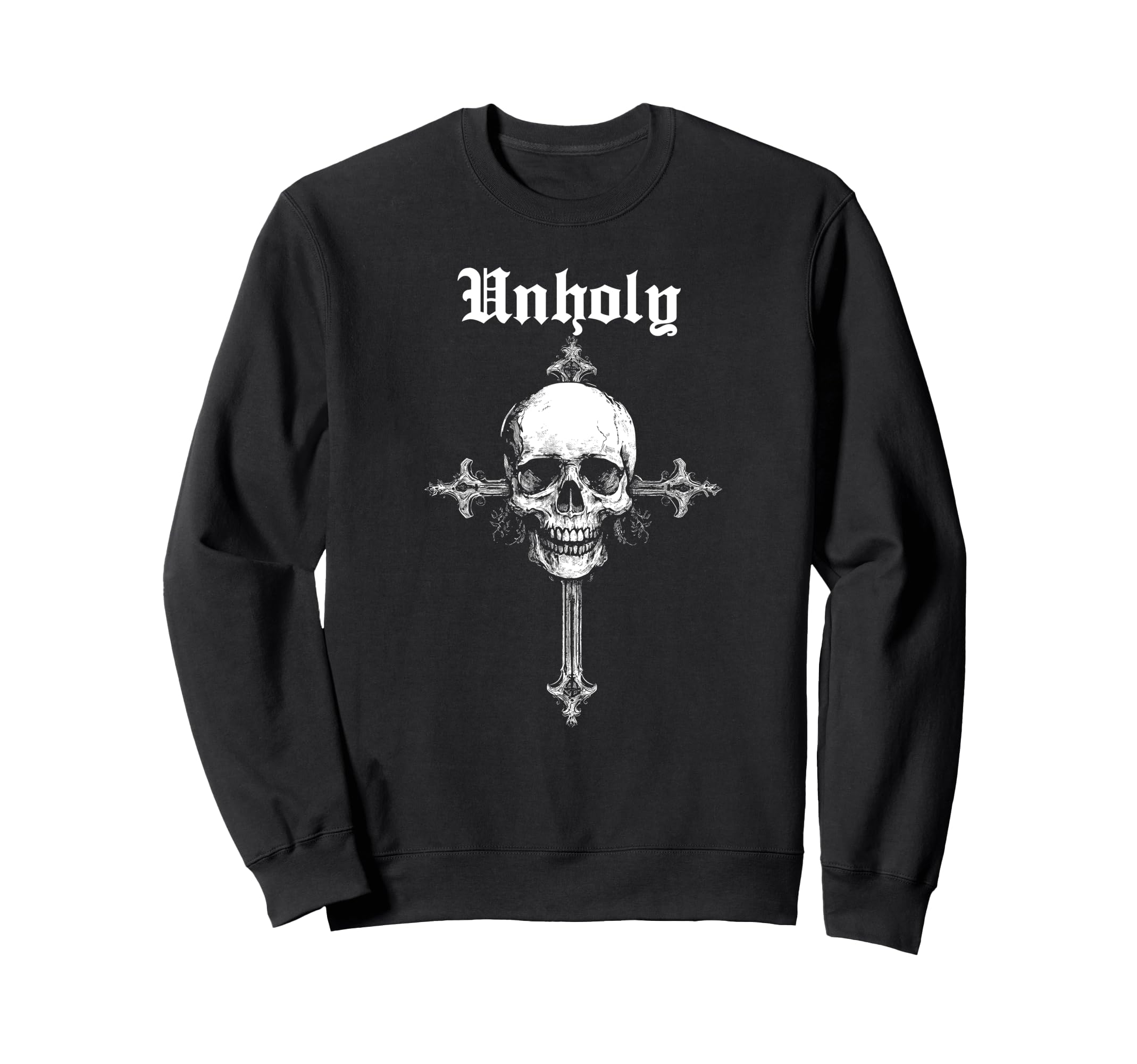 Unholy Satanic Y2K Alt Aesthetic Sweatshirt - Novelty Apparel for Adults - T-Shirt, Sweatshirt, Hoodie
