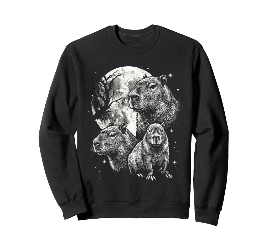 Capybara 90S Aesthetic Y2K Capybara Sweatshirt - Streetwear Style Unisex - T-Shirt, Sweatshirt, Hoodie