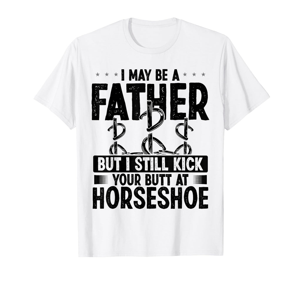 Horseshoe Team Fathers Day Horseshoes T-Shirt - Minimalist Print Men Women - T-Shirt, Sweatshirt, Hoodie