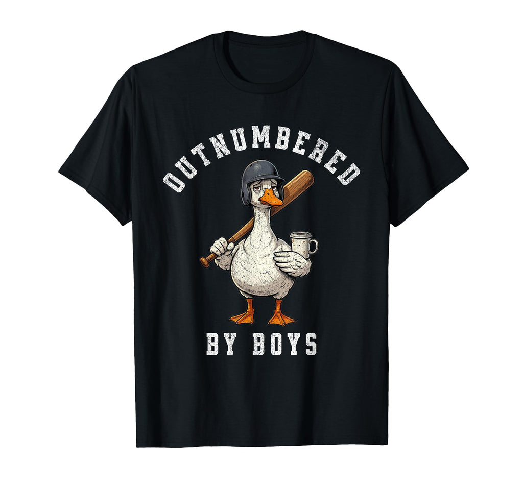 Funny Mom Goose Mothers Day Outnumbered T-Shirt - Novelty Apparel Unisex - T-Shirt, Sweatshirt, Hoodie